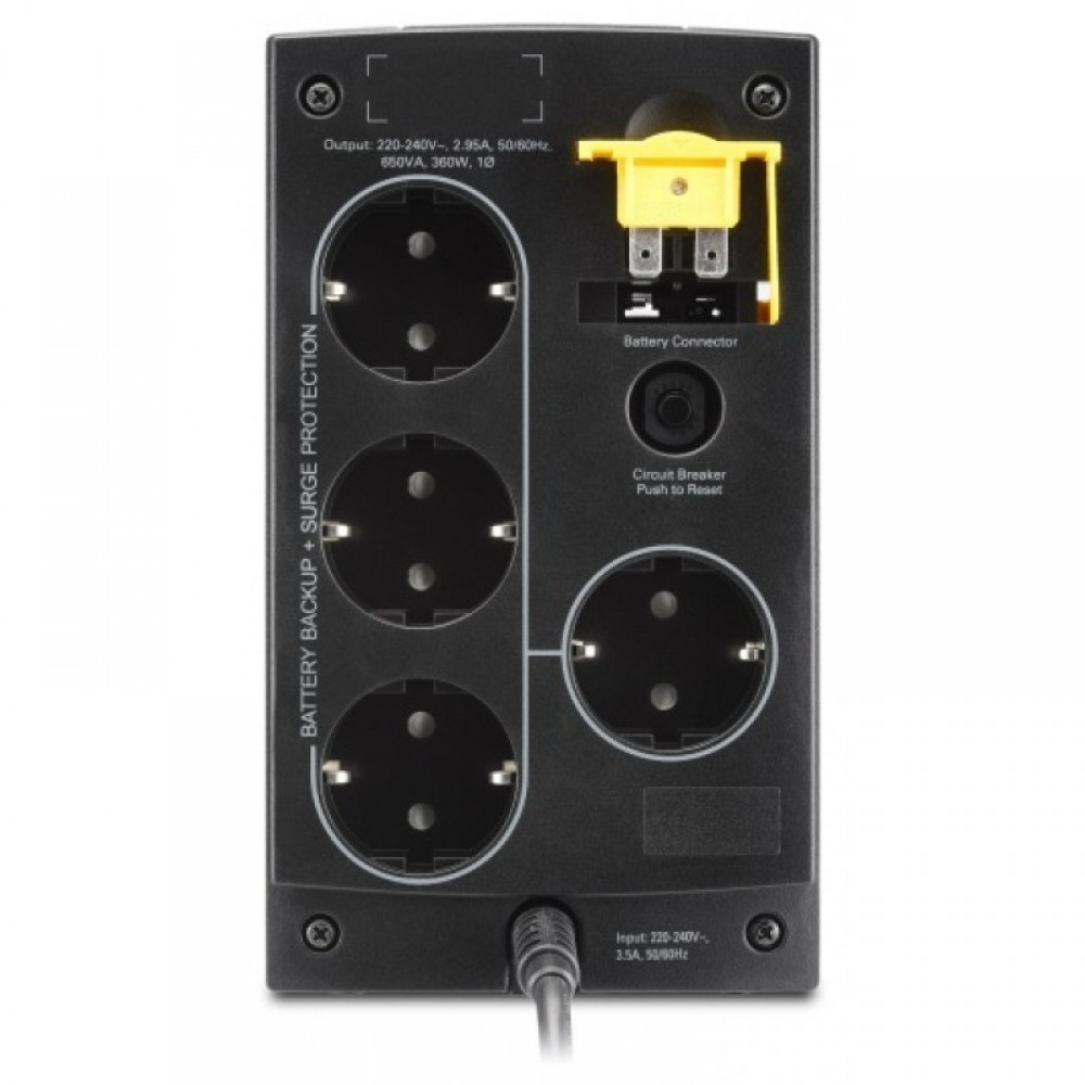 Интерактивный ИБП APC by Schneider Electric Back-UPS BX650CI-RS