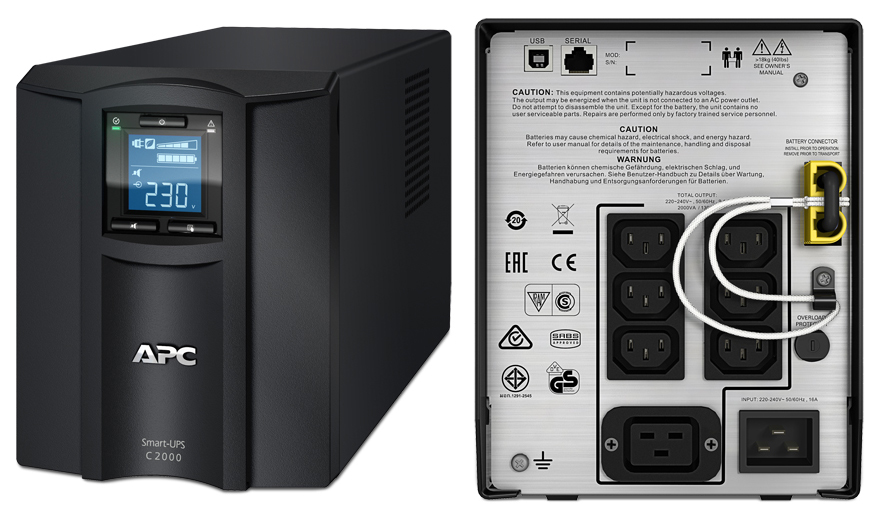 ИБП APC by Schneider Electric Smart-UPS C 2000VA LCD SMC2000I
